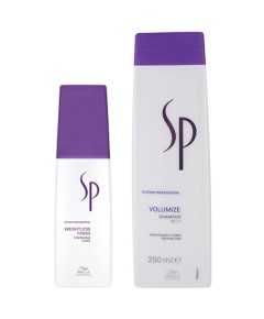 SP Voloumize Shampoo 250 Ml And Weightless Finish 125 Ml